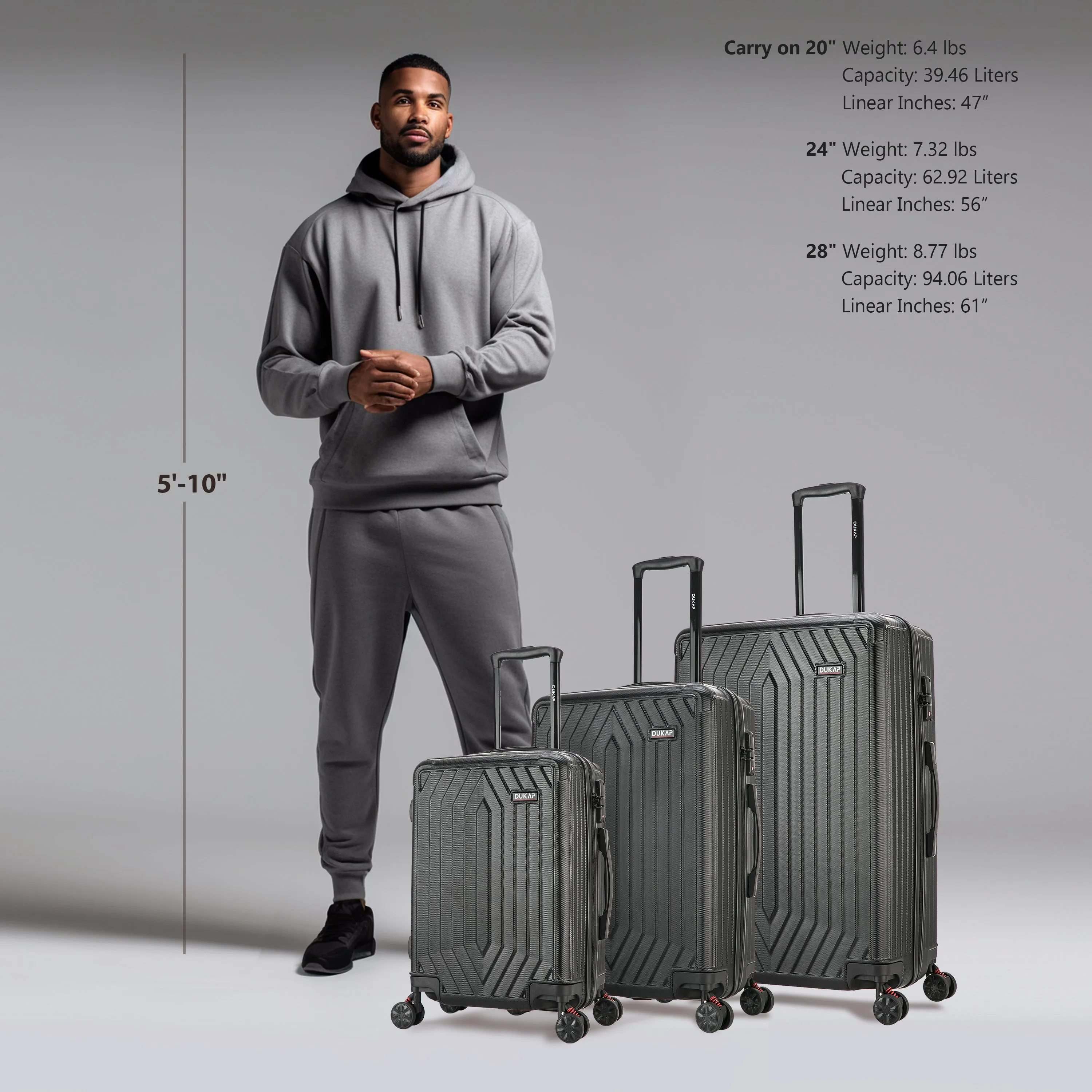 STRATOS 3 Piece Set 20"/24"/28"