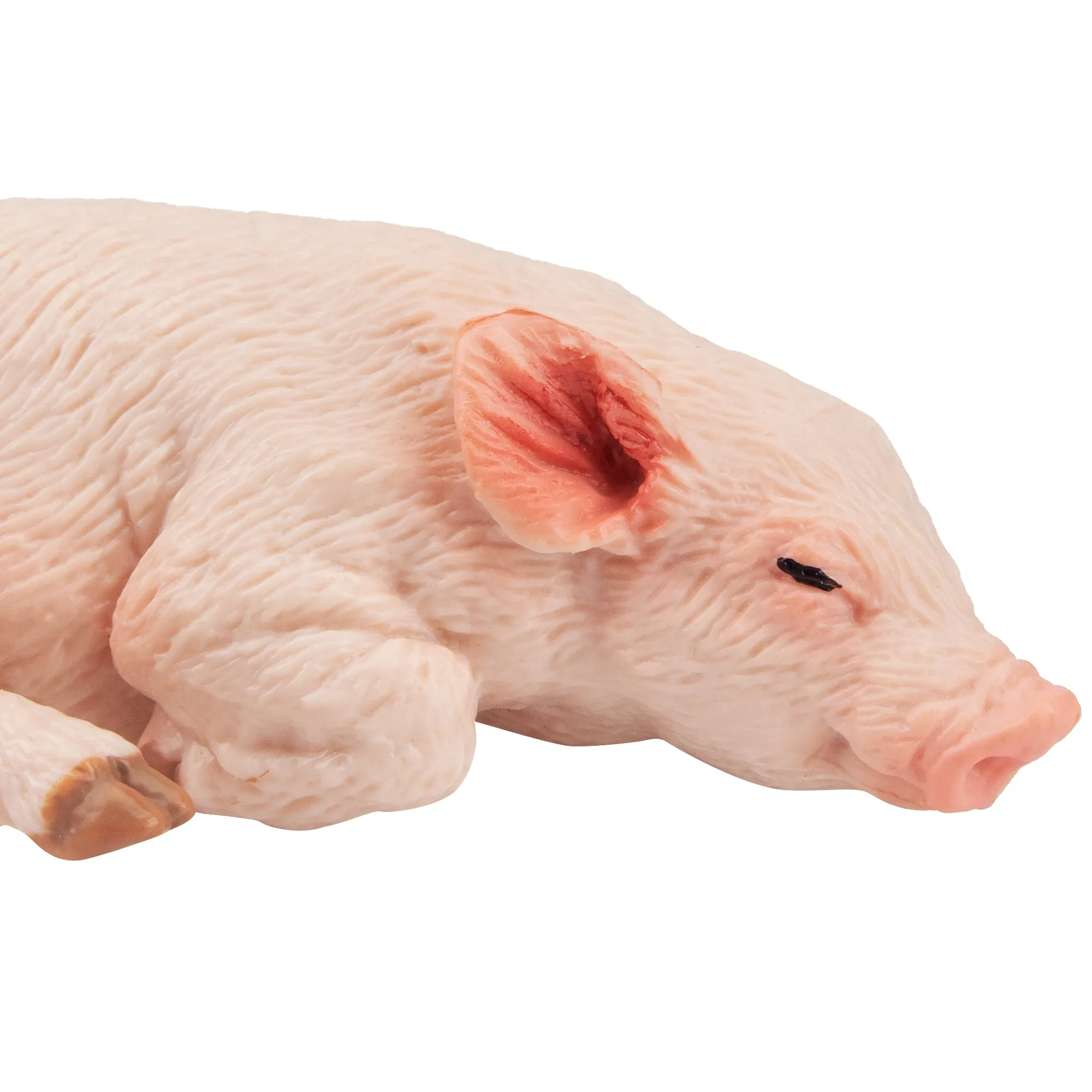 Toymany Sleeping Pink Piglet Figurine Toy
