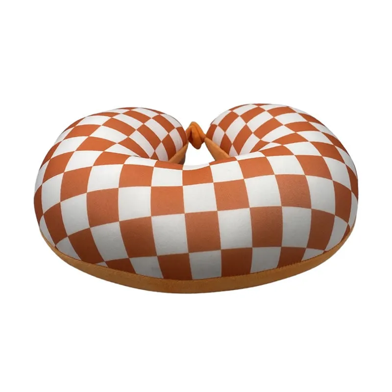 U-Shape Travel Neck Pillow -727010 Orange And White