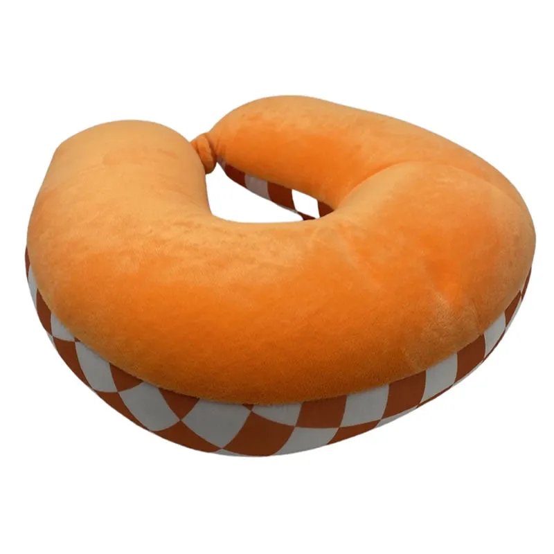 U-Shape Travel Neck Pillow -727010 Orange And White