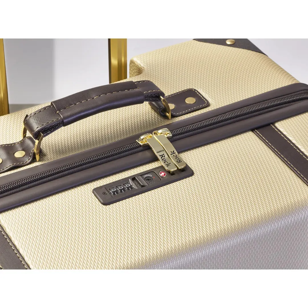 Vintage - Suitcase Hard-Shell 4 Spinner Wheels Travel Bag