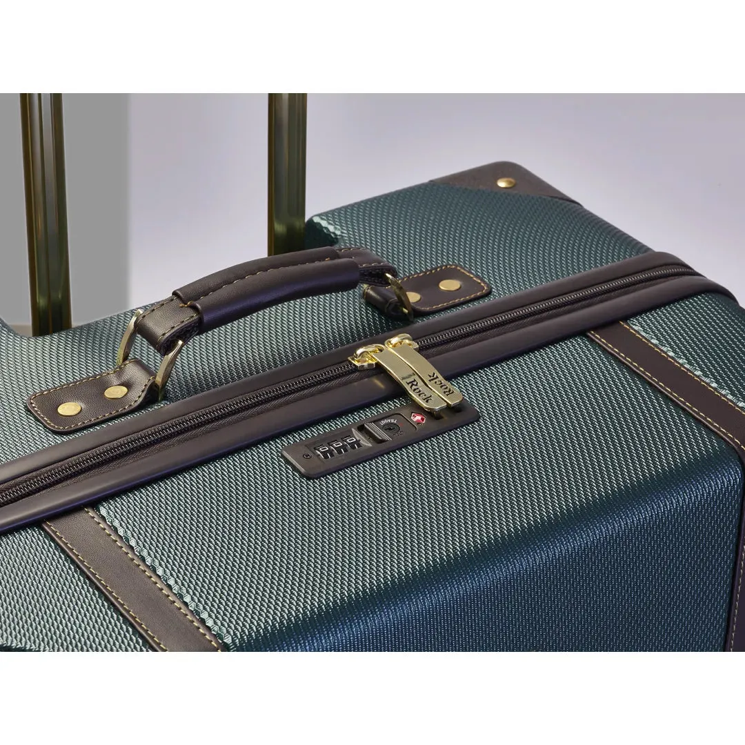 Vintage - Suitcase Hard-Shell 4 Spinner Wheels Travel Bag