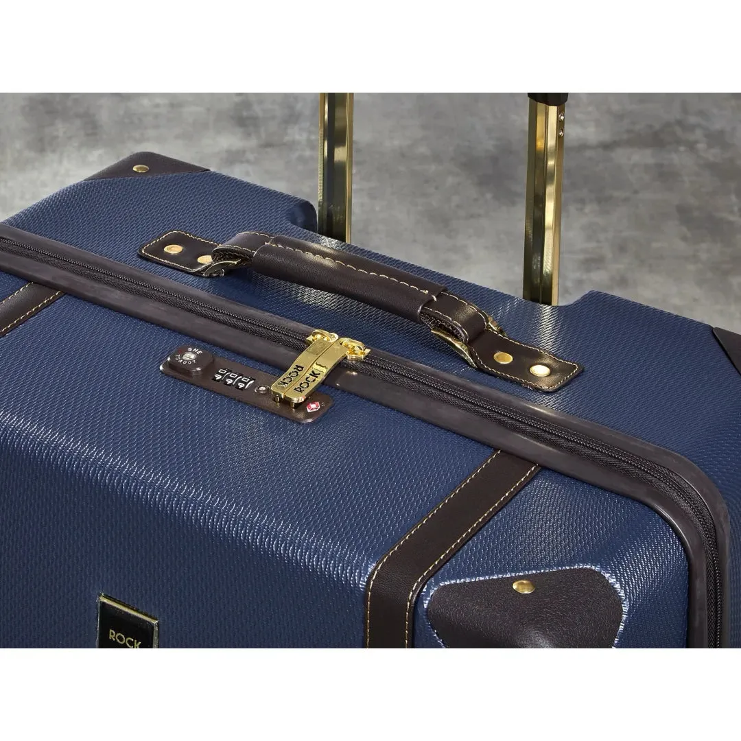 Vintage - Suitcase Hard-Shell 4 Spinner Wheels Travel Bag