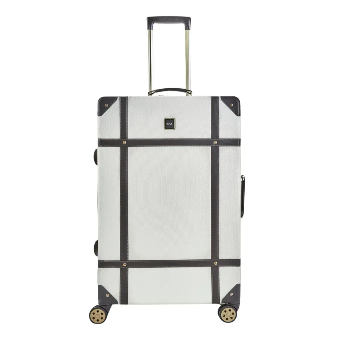 Vintage - Suitcase Hard-Shell 4 Spinner Wheels Travel Bag