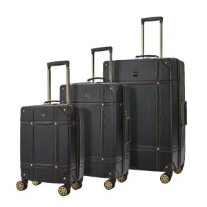 Vintage - Suitcase Hard-Shell 4 Spinner Wheels Travel Bag