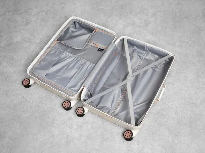 Vintage - Suitcase Hard-Shell 4 Spinner Wheels Travel Bag