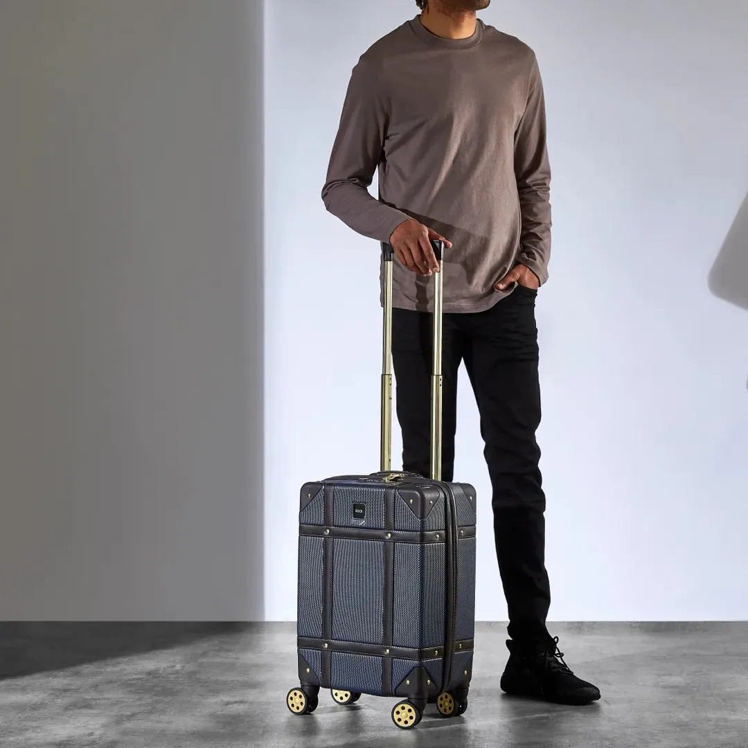 Vintage - Suitcase Hard-Shell 4 Spinner Wheels Travel Bag