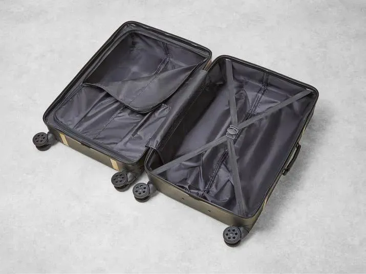 Vintage - Suitcase Hard-Shell 4 Spinner Wheels Travel Bag