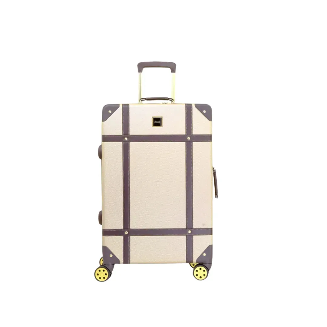 Vintage - Suitcase Hard-Shell 4 Spinner Wheels Travel Bag