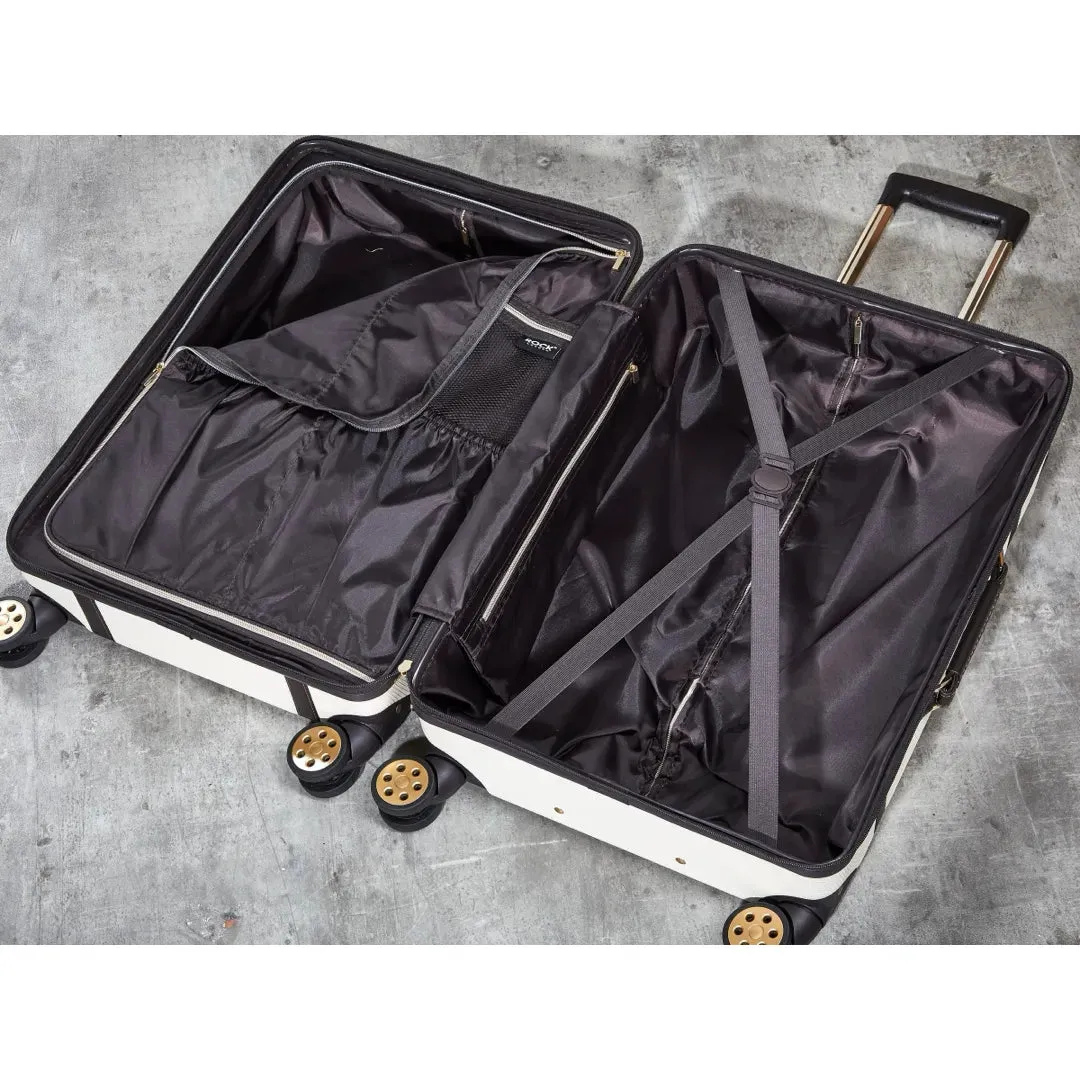 Vintage - Suitcase Hard-Shell 4 Spinner Wheels Travel Bag