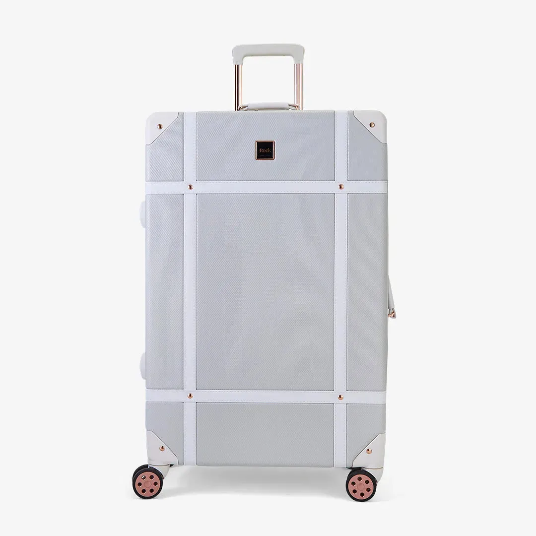 Vintage - Suitcase Hard-Shell 4 Spinner Wheels Travel Bag