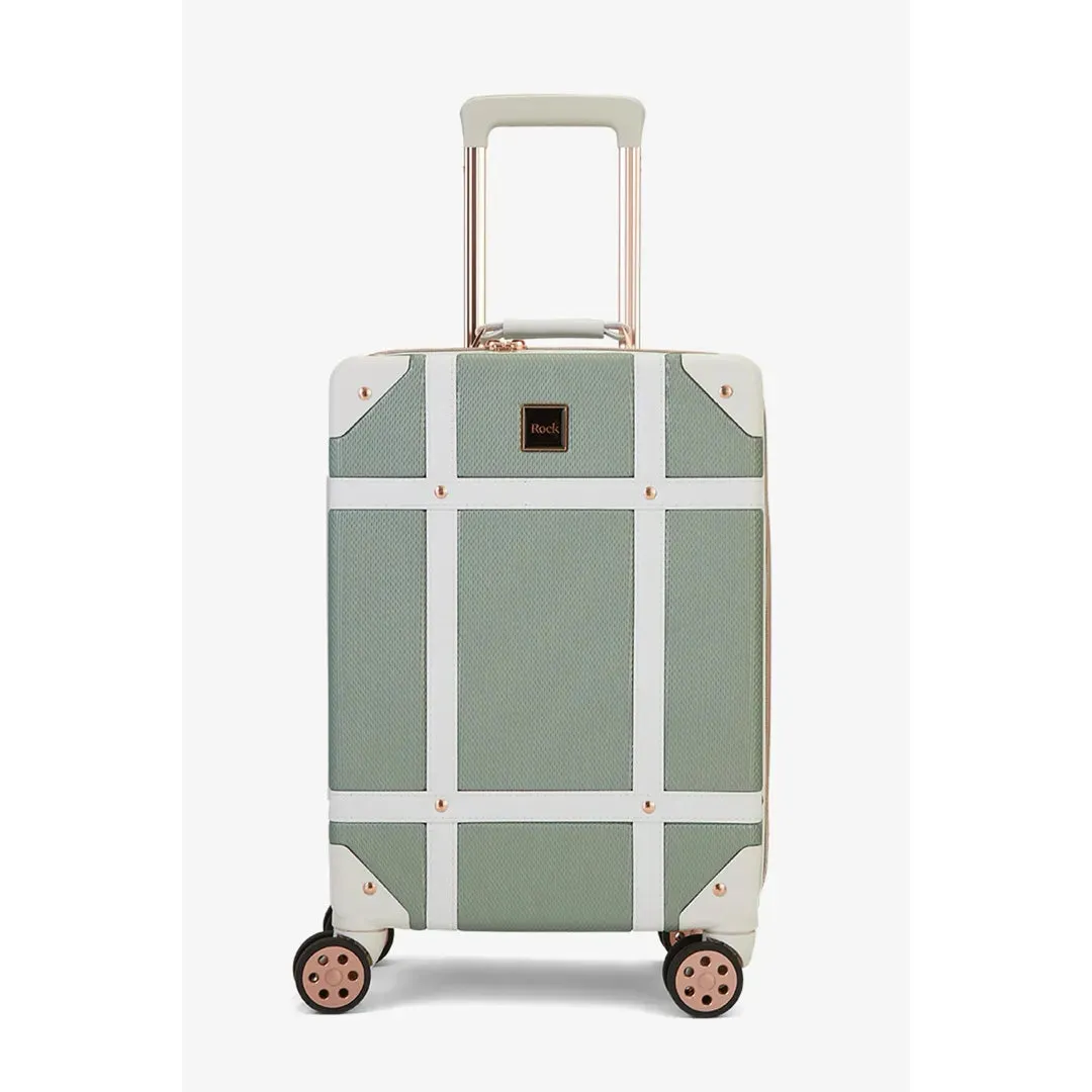 Vintage - Suitcase Hard-Shell 4 Spinner Wheels Travel Bag