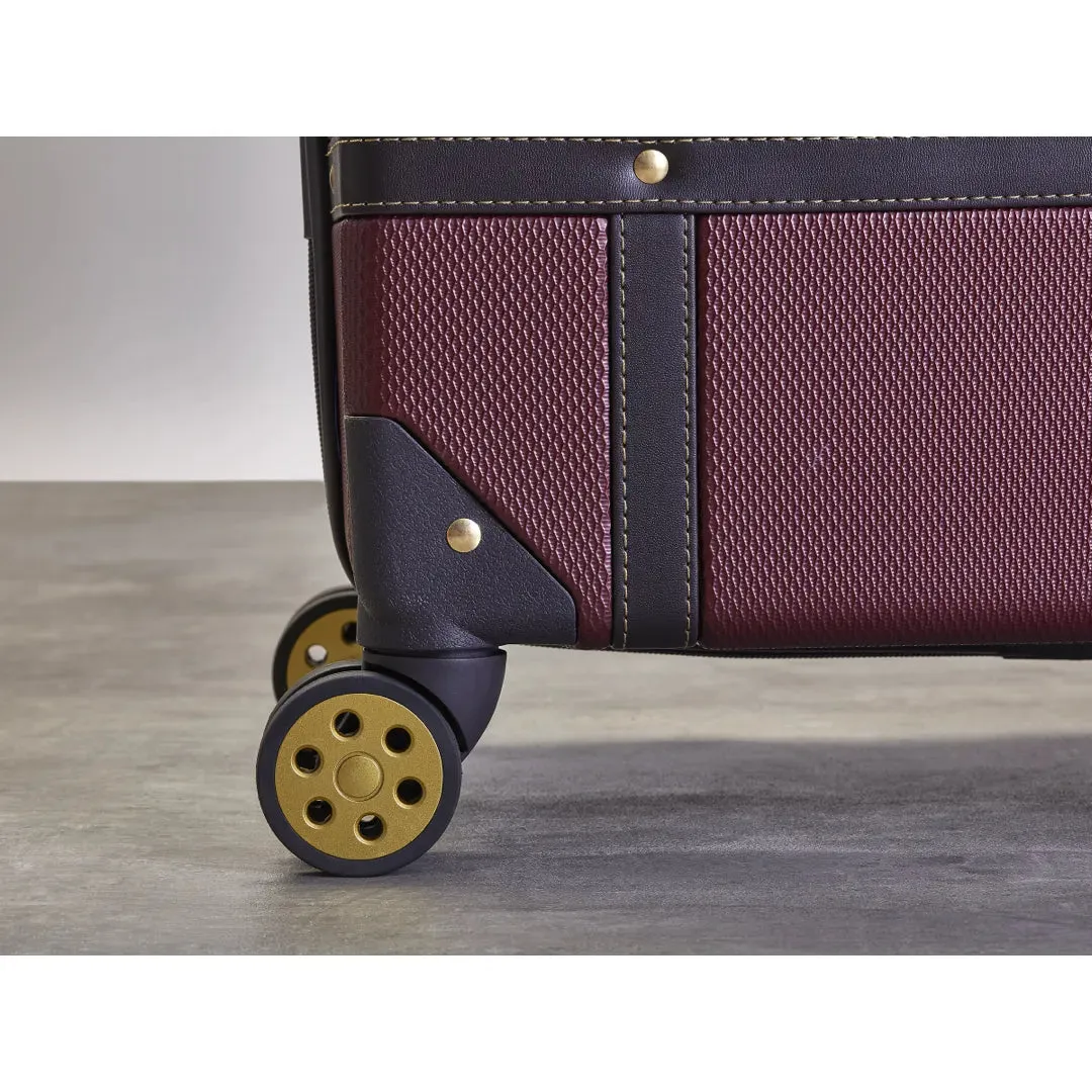 Vintage - Suitcase Hard-Shell 4 Spinner Wheels Travel Bag