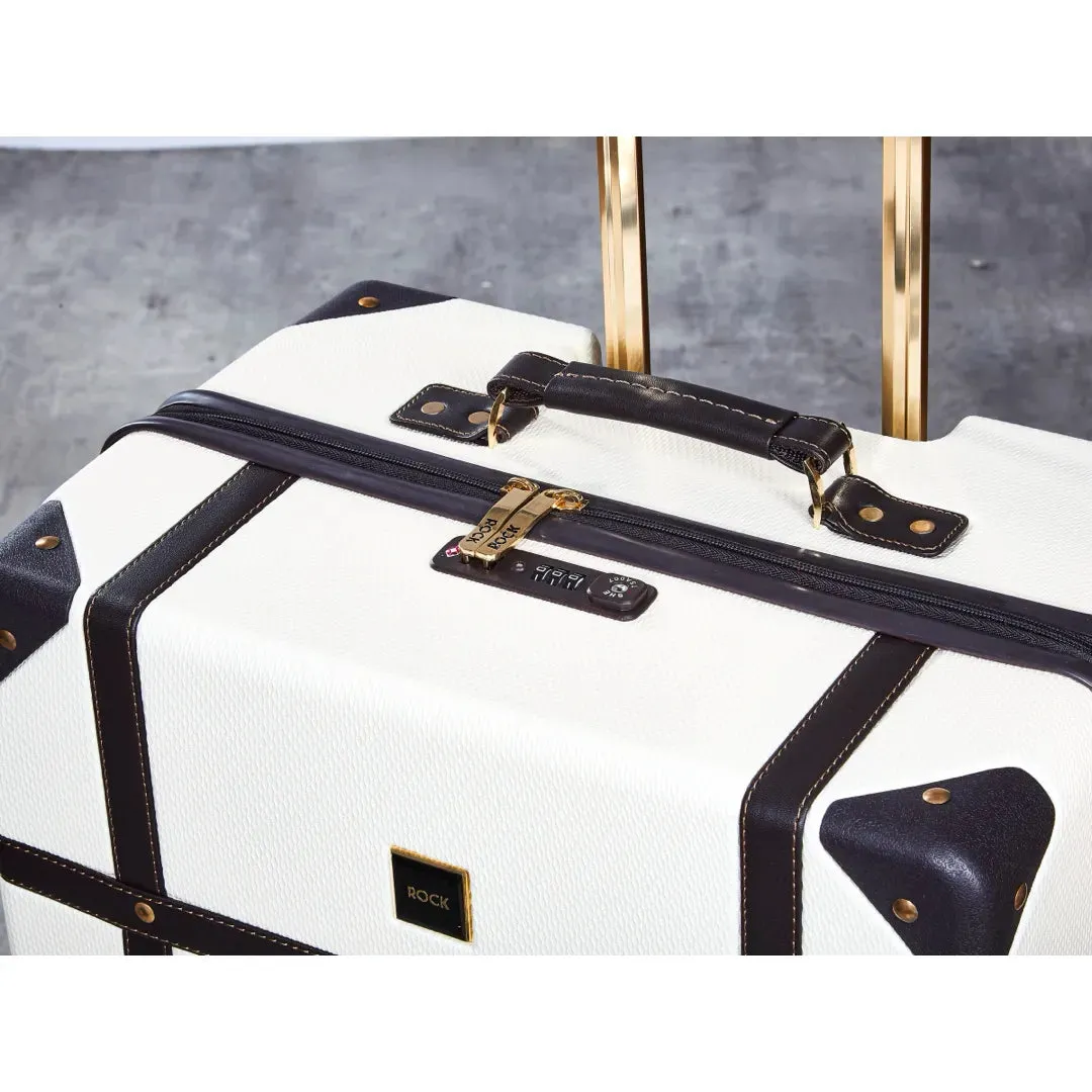 Vintage - Suitcase Hard-Shell 4 Spinner Wheels Travel Bag