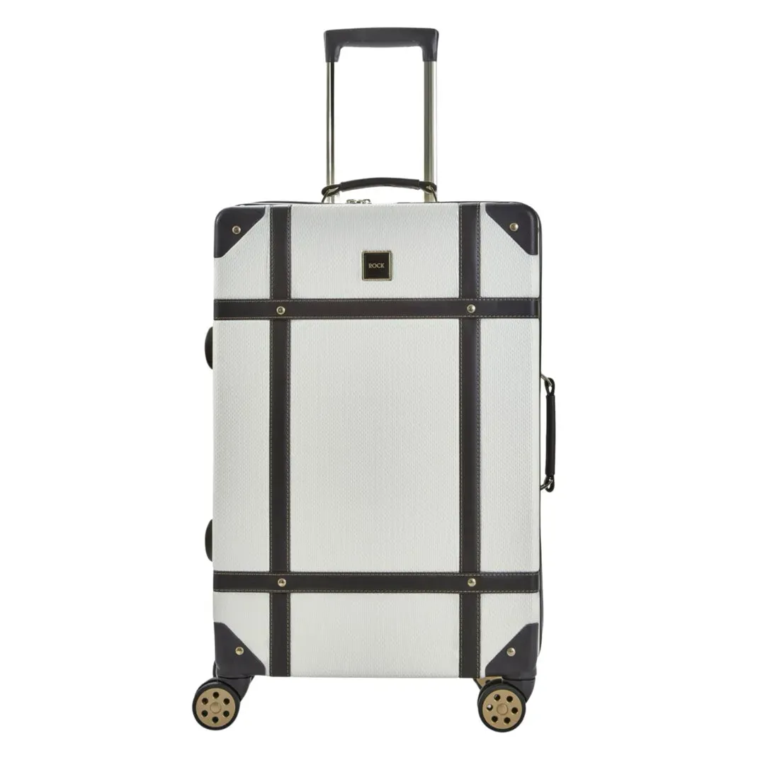 Vintage - Suitcase Hard-Shell 4 Spinner Wheels Travel Bag