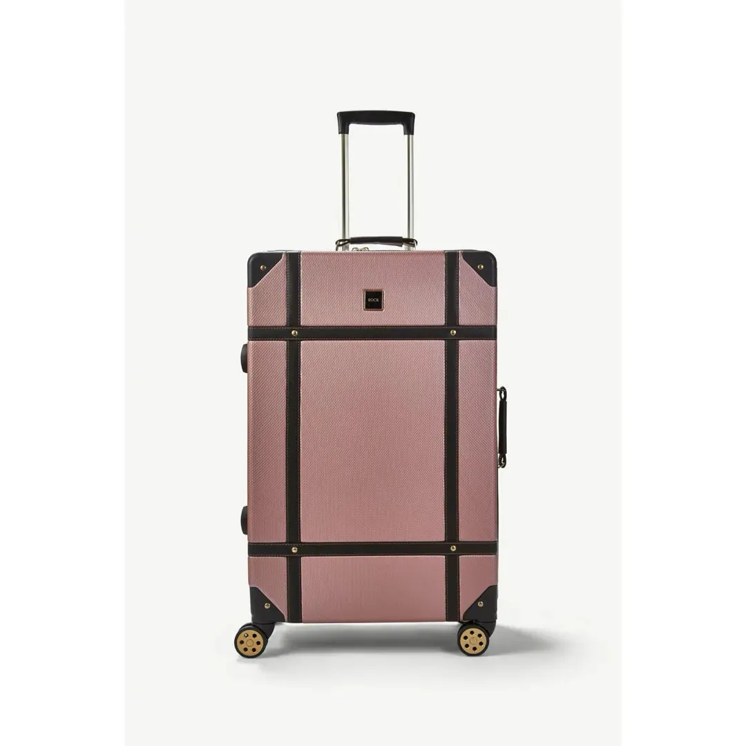 Vintage - Suitcase Hard-Shell 4 Spinner Wheels Travel Bag