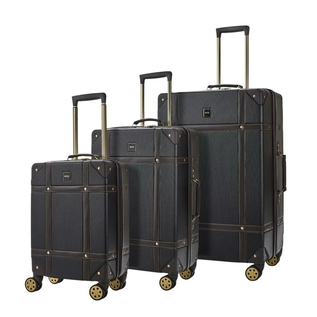 Vintage - Suitcase Hard-Shell 4 Spinner Wheels Travel Bag