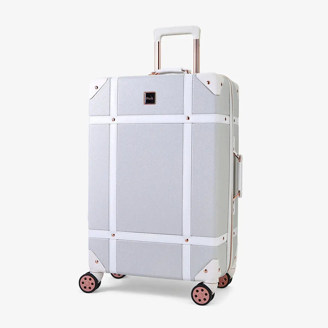 Vintage - Suitcase Hard-Shell 4 Spinner Wheels Travel Bag