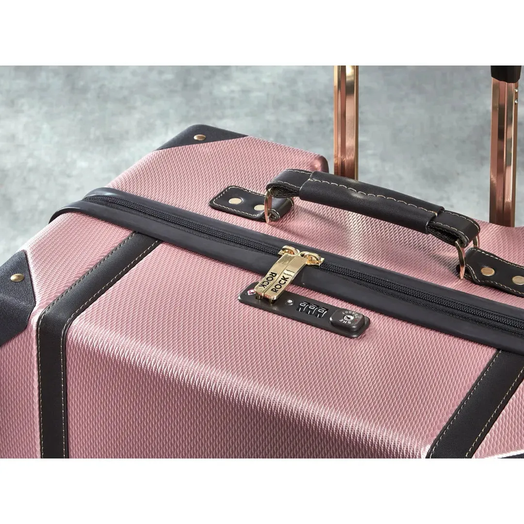 Vintage - Suitcase Hard-Shell 4 Spinner Wheels Travel Bag