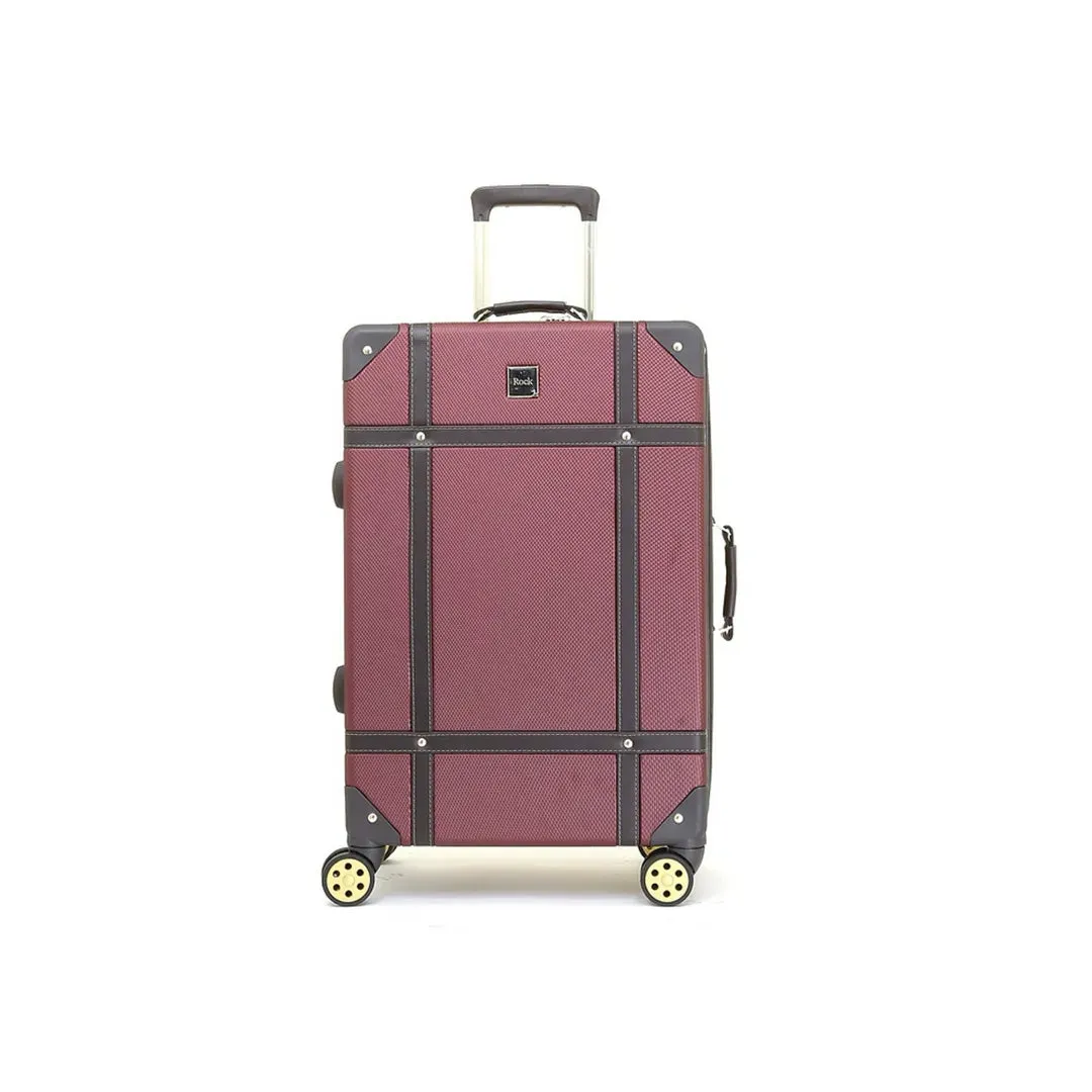 Vintage - Suitcase Hard-Shell 4 Spinner Wheels Travel Bag