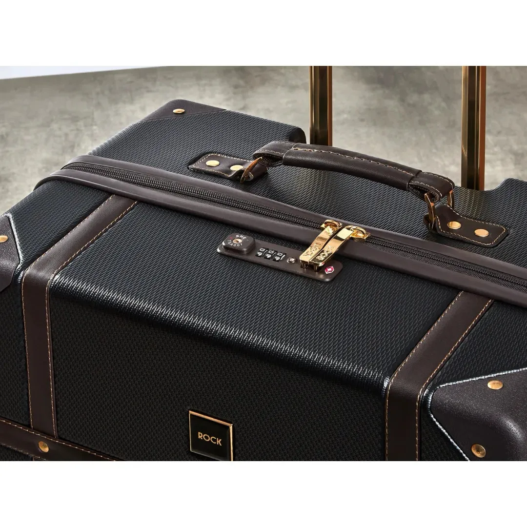 Vintage - Suitcase Hard-Shell 4 Spinner Wheels Travel Bag