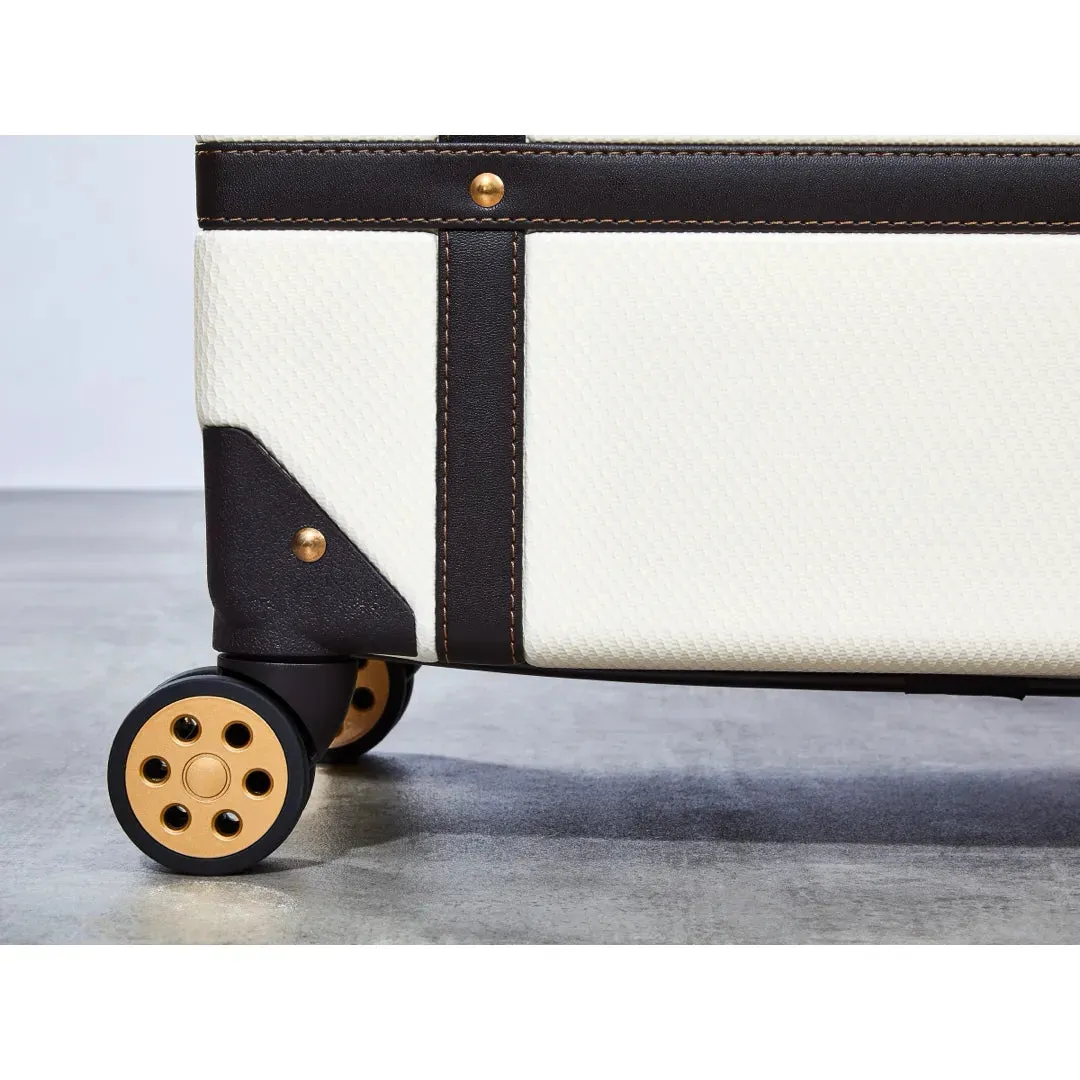 Vintage - Suitcase Hard-Shell 4 Spinner Wheels Travel Bag