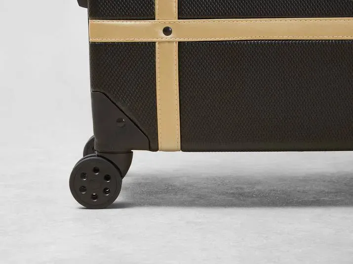 Vintage - Suitcase Hard-Shell 4 Spinner Wheels Travel Bag