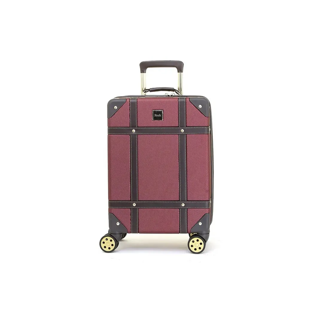 Vintage - Suitcase Hard-Shell 4 Spinner Wheels Travel Bag