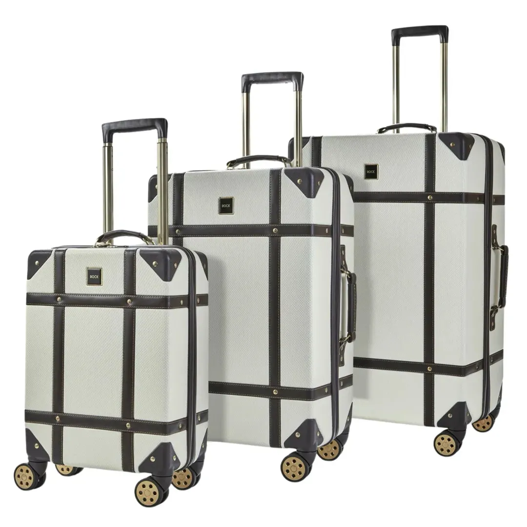 Vintage - Suitcase Hard-Shell 4 Spinner Wheels Travel Bag