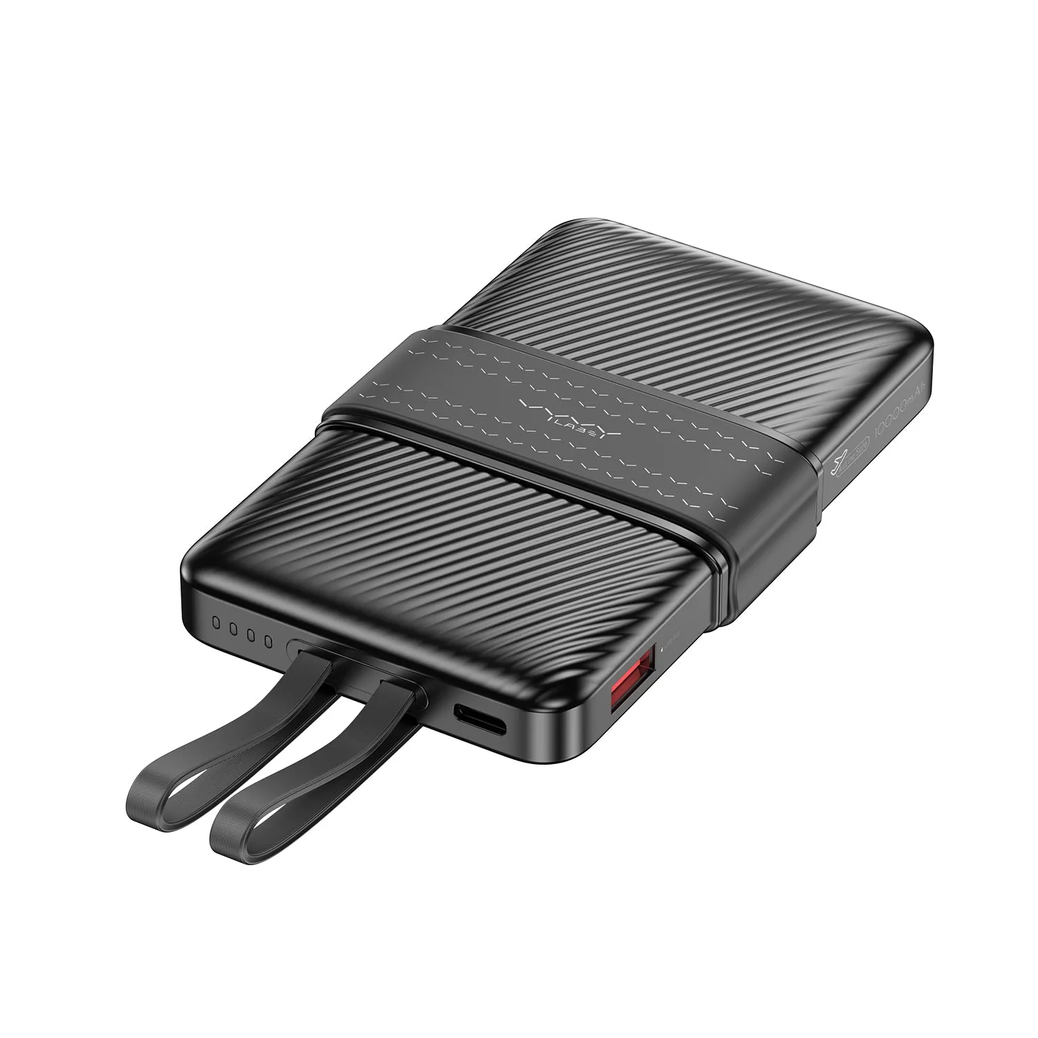 Vyvylabs Creamy Power Bank 10000mAh 20W With Dual Cable C L - Black