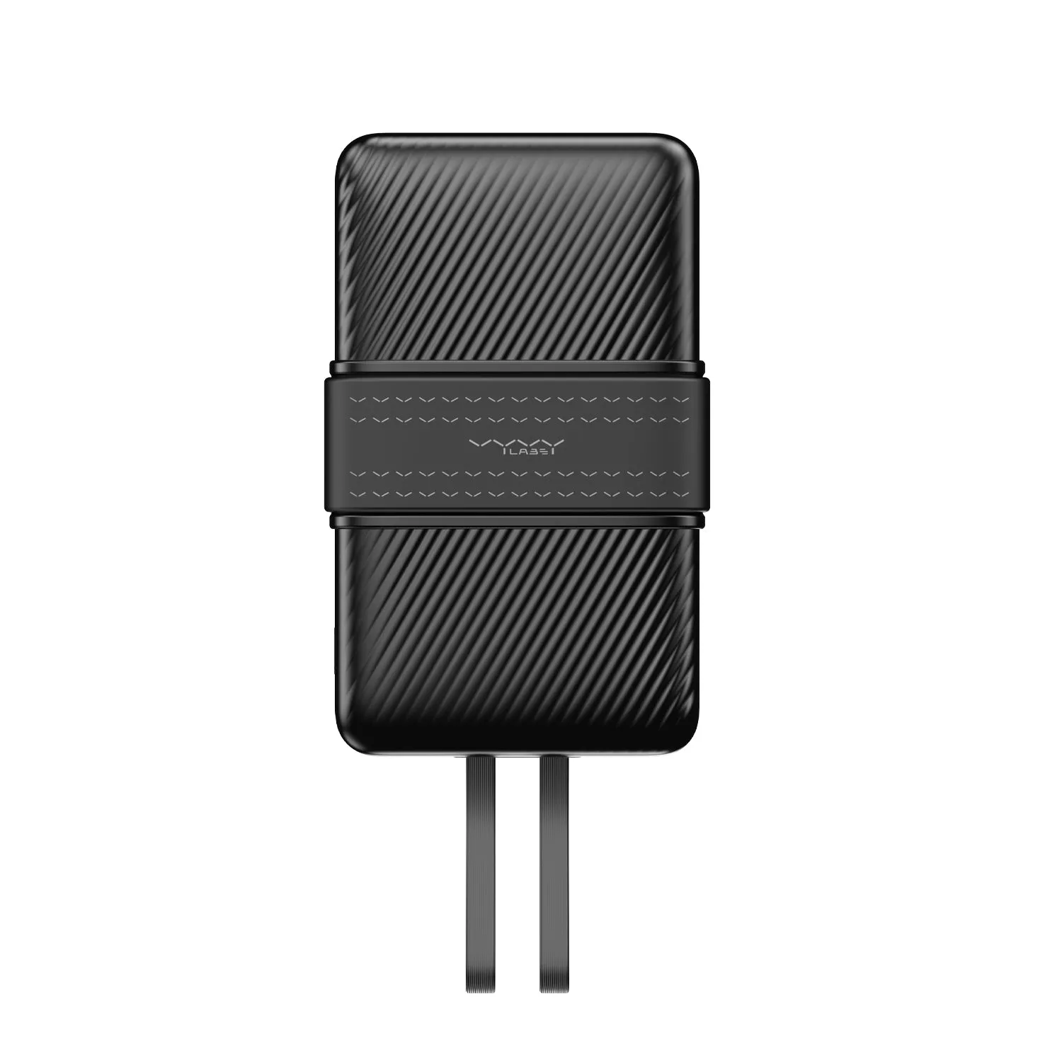 Vyvylabs Creamy Power Bank 10000mAh 20W With Dual Cable C L - Black