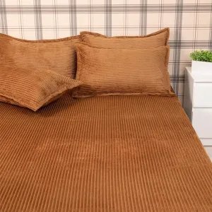 Warm Cosy Bedsheets - Brown