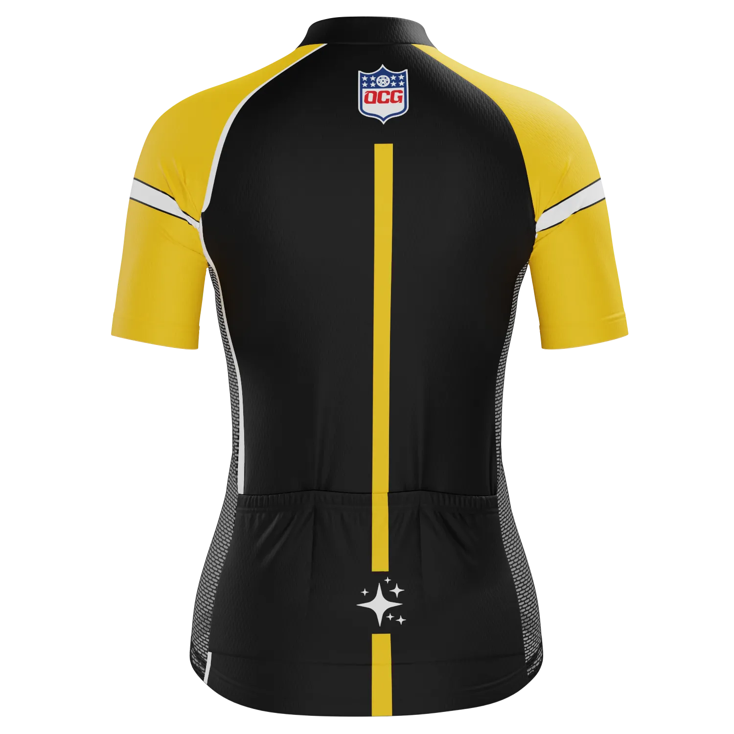 Women's Pittsburg Football Short Sleeve Cycling Jersey