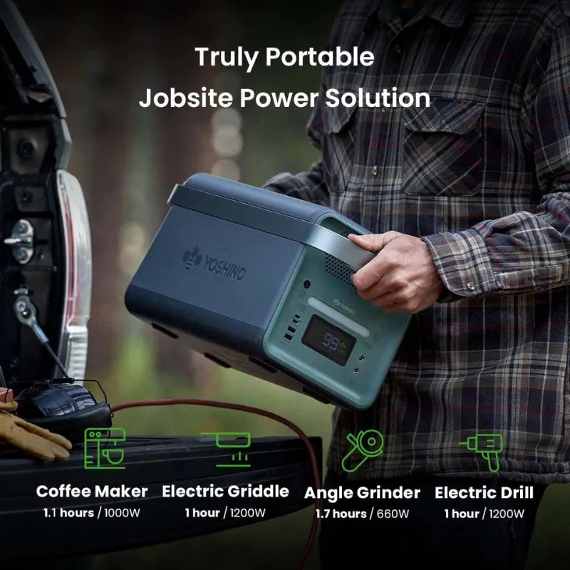 Yoshino Power K20SP22: 2000W Solar Generator (2 Panels)